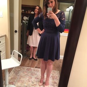 Lilly Pulitzer crochet sleeve dress